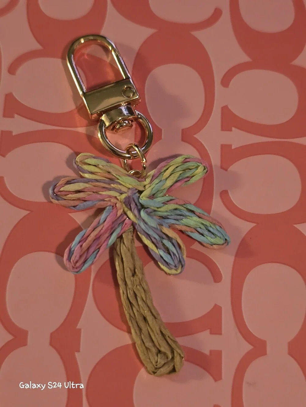 Palm Tree Tropical Beach Theme Bag Charm/ Keychain NEW